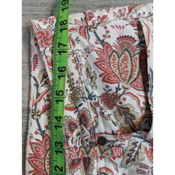 Soft Surroundings Jeans Floral Pattern Size 16 Waist 36 Inches Boho Stretchy N46 - Picture 7 of 7
